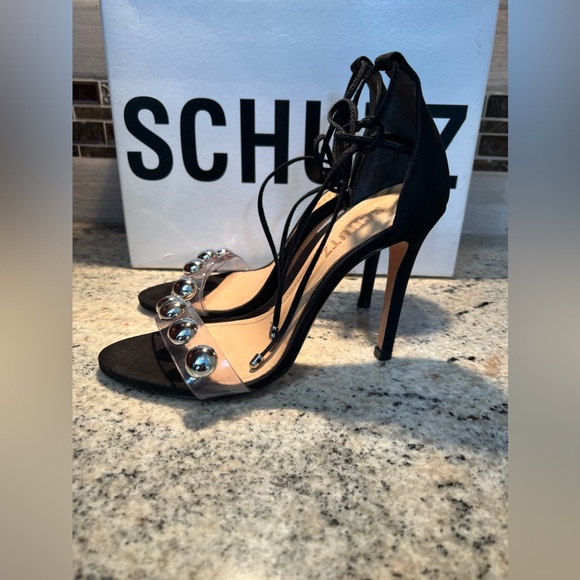 SCHUTZ Shoes - Schutz Black/Transparent Sandals